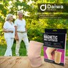Daiwa Felicity Knee Compression Sleeve for Pain Provides Uniform Support to The Entire Knee – Magnetic Brace for Arthritis, Joint Pain, and Injury Recovery Fits Men and Women, Beige