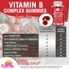 Sugar Free Vitamin B Complex Gummies - Vitamin B12, B7, B6, B3 (Niacin), B5, B8, B9 (Folate)- Third Party Tested- Prenatal, Vegan Diet, Older Adults - B Complex Vitamin Supplement- Two Month Supply