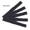 Ecojumi 5Pcs/Lot Adjustable Elastic Band For Wigs Non Slip Adjustable Straps For Wig Caps Black 1Inch 1.2Inch 1.4Inch Width Wig Fixed Band 5Pcs/Lot Secure And Steady, Adjustable Wig Bands (3.5A-5PCS)