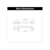 Hickory Hardware 1 Pack Solid Core Kitchen Cabinet Pulls, Luxury Cabinet Handles, Hardware for Doors & Dresser Drawers, 6-5/16 Inch (160mm) Hole Center, Satin Nickel, Studio Collection