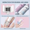Wearable/Handheld UV LED Nail Lamp | Mini Rotatable Nail Lamp for Curing Gel Nail Manicure | Portable Nail Dryer Rechargeable USB Cordless