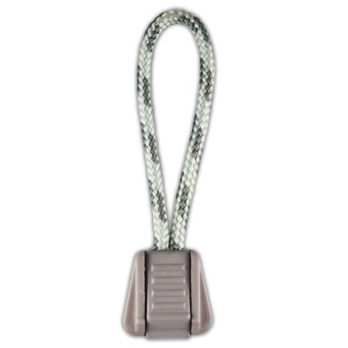 Paracord Planet Zipper Pulls Available in Various Color Combinations – Choose from 5, 10 and 20 Pack Sizes (Grayscale/Gray, 5 Pack)
