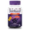Sambucol Elderberry Gummies for Adults with Vitamin C; Zinc; Sambucus Elderberry Gummies for Immune Support with High Antioxidants; Gluten Free; Vegan; 1 Gummy Per Serving; 90 Count (90 Day Supply)