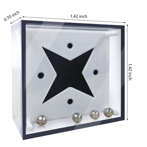 12Pcs Balance IQ Maze Game Puzzle Boxes,Fidget Puzzle Boxes with Steel Ball Brain Teaser,Puzzle Stocking Stuffers Box Game for Party Favor Supplies,Educational Gift Decompression Toys for Kids Adults