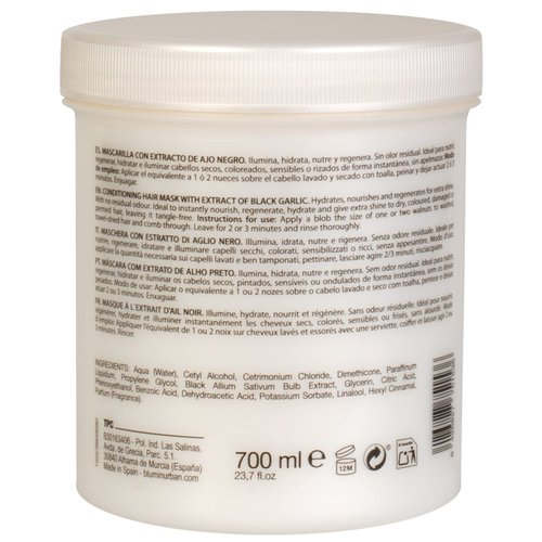 Blumin Hair Mask with Black Garlic Mascarilla Capilar con extracto de Ajo Negro 700 ml.