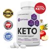 (3 Pack) Optimal Keto Pills 1275MG New & Improved Formula Contains Apple Cider Vinegar Extra Virgin Olive Oil Powder Green Tea Leaf 180 Capsules