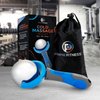 Cold Massage Roller Ball | Cold Therapy | Ice Roller Ball with Handle | cryo Stick | Relieve Muscle Pain - by Prime Fitness (Blue)