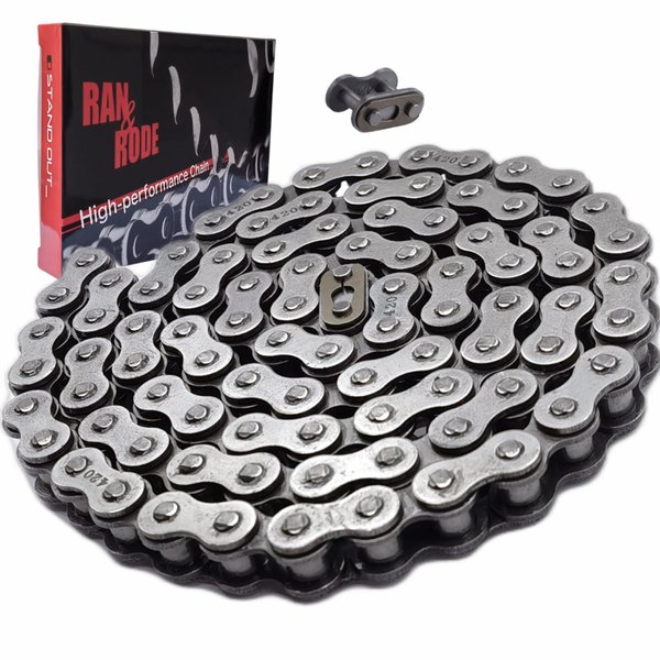 Rear Drive Chain 420 90 Links for Baja Motorsports MB165 MB200 Baja Heat Warrior CT200U CT200U-EX BT200X 196cc 6.5Hp Mini Bike Motorcycle (#420 Chain 90 Links)