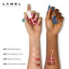 Lamel Hydrating Lip Oil LET`S GLAZE - Hydrating Lip Gloss Flavoring Oil - Fat Oil Lip Gloss - Hydrating Lip Oil Treatment - Plumping Lip Oil Gloss - Clear Lip Gloss - №403 Sweet Cherry