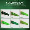 beautilux Green Gel Nail Polish, 6 Colors 10ml Green Gel Polish, Soak Off Forest Green Nail Gel Nail Art Starter Manicure Salon