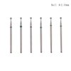 MZCMSL Round Ball Cuticle Bit Set with Case, 3/32 Shank Manicure Drill Bits,6pcs Cuticle Remover Bits(φ2.34mm)