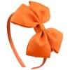 Kistreao Bow Headband Big Hair Bows Hair Band Orange Headbands Cute Hair Accessories for Women Girls Festival Holiday Party Supplies