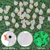 KINBOM 100pcs Mini Luminous Resin Ducks for Crafts, Tiny Ducks Miniature Figures for Aquarium Garden Landscape Dollhouse Ornament Small Potted Decorations DIY