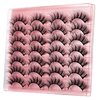 False Eyelashes Wispy Lashes Natural Look Eye Lashes Cat Eye Fake Eyelashes C Curl False Lashes Fluffy Handmade Light Volume Eyelashes 14 Pairs Pack by zanlufly