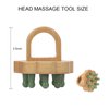 ideayard Scalp Massager,Head Scalp Comb,Jade-Wooden Comb for Head Stress Relax Massage Tool for Hair Growth Relieve Headaches