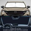 SHINEHOME Car Windshield Sun Shade Compatible with 2017 2018 2019 2020 2021 2022 2023 2024 Mazda CX-5 CX5 Accessories Foldable Sunshade Custom Windshield Sun Visor