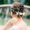 YISSION Hair Clip 40Pcs Mini Rhinestone Sparkly Crystal Hair Pins Small Decorative Wedding Hair Barrettes Silver Bridal Hair Accessories for Girls Women