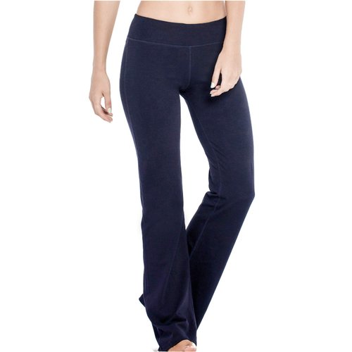 Houmous S-XXXL 29''31''33''35'' Inseam Women's Cotton Bootcut Pants Inner Pocket(Tall-35 Inseam-Blue, Small)