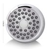 Aisoso High Pressure Shower Head 3 Inches Anti-clog Anti-leak Fixed Showerhead Chrome with Adjustable Swivel Brass Ball Joint for Relaxing and Comfortable Shower Experience