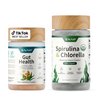 Snap Supplements Gut Health & Organic Spirulina Chlorella Bundle–Probiotic + Digestive Enzymes + Greens–Supports Digestion, Detox, Energy & Immune Health, 50 + 120 Vegetarian Capsules (1 Month Supply)
