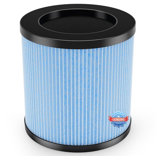 POMORON OFFICIAL MJ002H Replacement Filter, H13 True HEPA Filter, 4-Stage Filtraction, Activated Carbon, High Performance Multi-Layer Filter, MJ002H-RF, 1 Pack