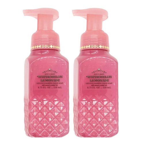 Bath and Body Works Watermelon Lemonade Gentle Foaming Hand Soap 8.75 Ounce 2-Pack (Watermelon Lemonade)