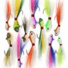 Bucktail-Jigs-Saltwater-Hair-Jigs-Head -Fishing-Lures-Assorted Kit