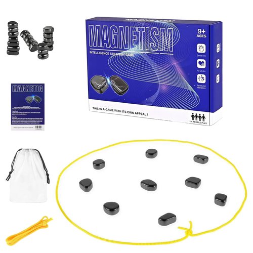 Magnetic Chess Game, Portable Battle Chess, Strategy Table Top Magnet Game for Kids Puzzle Thinking Board, Fun Board Family Games Christmas Birthday Gift