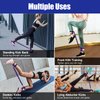 Ankle Resistance Bands with Cuffs Ankle Bands for Leg Booty Butt Lift Workout Equipment for Kickbacks Hip Leg Glute Fitness Training Exercise Bands with Ankle Cuffs for Men Women
