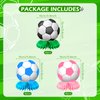 12pcs Soccer Theme Birthday Party Decorations for Boys Girls Soccer Ball Honeycomb Centerpieces Sports Soccer Table Toppers Soccer Table Decorations Sport Soccer Theme Party Supplies for Kids Birthday