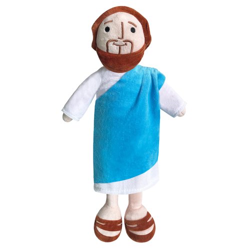 Pernfecx 13 Inch Jesus Plush Doll, Savior Jesus Stuffed Plushie Toys, Christian Stuff Religious Baptism Party Favors, Christmas Easter Gift for Kids Boys Grils and Home Decoration