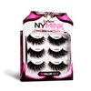 Laflare 100% Real Mink Lashes, 3D NY Mink Eyelashes, Hand-Rowing Natural Long Wispy False Lashes for Luxury Makeup, Natural, Light,Trendy, Reusable (NY67, VALUE PACK)