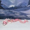 3D Printed Orchid Dragon, 12" Articulated White and Pink Orchid Dragon, Home Decor, Executive Desk Toys,Fidget Toys for Autism/ADHD D039-DR