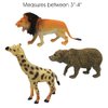 ArtCreativity Zoo Animal Figurines Assortment for Kids, Pack of 12, Assorted Small Animal Figures, Sturdy Plastic Playset, Fun Zoo Theme Birthday Party Favors, Great Gift Idea for Boys & Girls