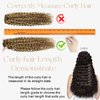 Hyssiet Curly Clip in Hair Extensions Real Human Hair 14 Inch 120g Light Brown Highlighted Bleach Blonde Wavy Human Hair Clip in Extensions 7pcs with 16 clps