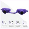 Super Sunnies Flexible Tanning Bed Goggles Eye Protection UV Glasses (Purple)