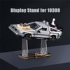 TopBrixx Display Stand for Lego Back to The Future Time Machine 10300, 5MM Acrylic Stand for Lego 10300 (No Model Set Included)