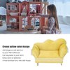 Dollhouse Furniture Jewelry Box, Openable Sofa Jewelry Box 1/6 Sofa Cushions for Dollhouse Living Room Miniature Dollhouse Accessories Dolls House Furniture Couch (Loveseat Sofa(7.1 X 5.1 X 2.8in))