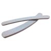 Yueton 20pcs 100/180 Grit Curve Double Sided Zebra File Emery Board Nail Files