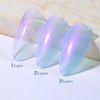Double Rhythm Glitter Gel Nail Polish Set of 6 Colors Shimmer Reflective Sparkle Nail Polish Nail Art DIY at Home (Mermaid White Pink Blue Green Yellow Purple-Kit8)