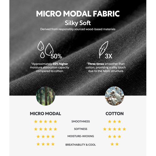 DAVID ARCHY Men's Briefs Underwear Micro Modal Soft Comfy 4 Pack Colors Briefs