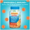 Emergen-C Immune+ Immune Gummies, Vitamin D plus 750 mg Vitamin C, Immune Support Dietary Supplement, Caffeine Free, Gluten Free, Super Orange Flavor - 45 Count