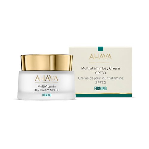 AHAVA Firming MultiVitamin Day Cream SPF 30 - Enriched with Dimethicone, Niacinamide, Panthenol, Vitamin E & Osmoter Blend of Dead Sea Minerals for Enhanced Firmness, Luminosity, Radiance 1.7 Fl Oz