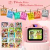 Kids Digital Camera, Toddler Camera, Kid Camera with 2 Inch Screen and 32Gb SD Card, Camera for Kids, Toys for Over 6 Year Old Girls, Birthday Gift Christmas Toy for 6 7 8 Children by Nidoot(Pink)