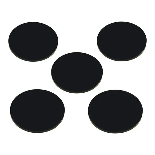 LITKO Black Pop Culture Figure Stands, 2-inch Round Bases | Compatible with Action Figures, Bobbleheads, and Funkos | No Peg