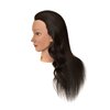 HairZtar 100% Human Hair 24 " Mannequin Head Hairdresser Training Head Manikin Cosmetology Head (NORA)