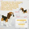 BOROLA Pet Dog Building Blocks Set Educational Toy Realistic Fun Animal Assembly Kit Toys Games(Beagle Blocks)