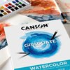 Canson Graduate Watercolor Pad, Foldover, 5.5x8.5 inch, 20 Sheets | Artist Paper for Adults and Students - Painting, Gouache, Mixed Media and Ink
