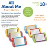 Learning Resources All About Me 2 in 1 Mirrors - 6 Pieces, Ages 18+ Months, Toddler Social Emotional Learning Toys, Mirror for Kids
