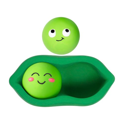 Fringe Studio "WE Come in PEAS Latex Dog Toy, Pet Shop Collection (366016)